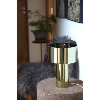 Markslöjd 109145 - Stolní lampa CORIN 1xE27/60W/230V zlatá