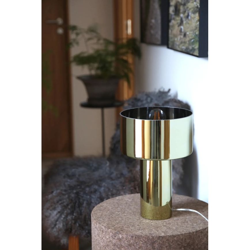 Markslöjd 109145 - Stolní lampa CORIN 1xE27/60W/230V zlatá