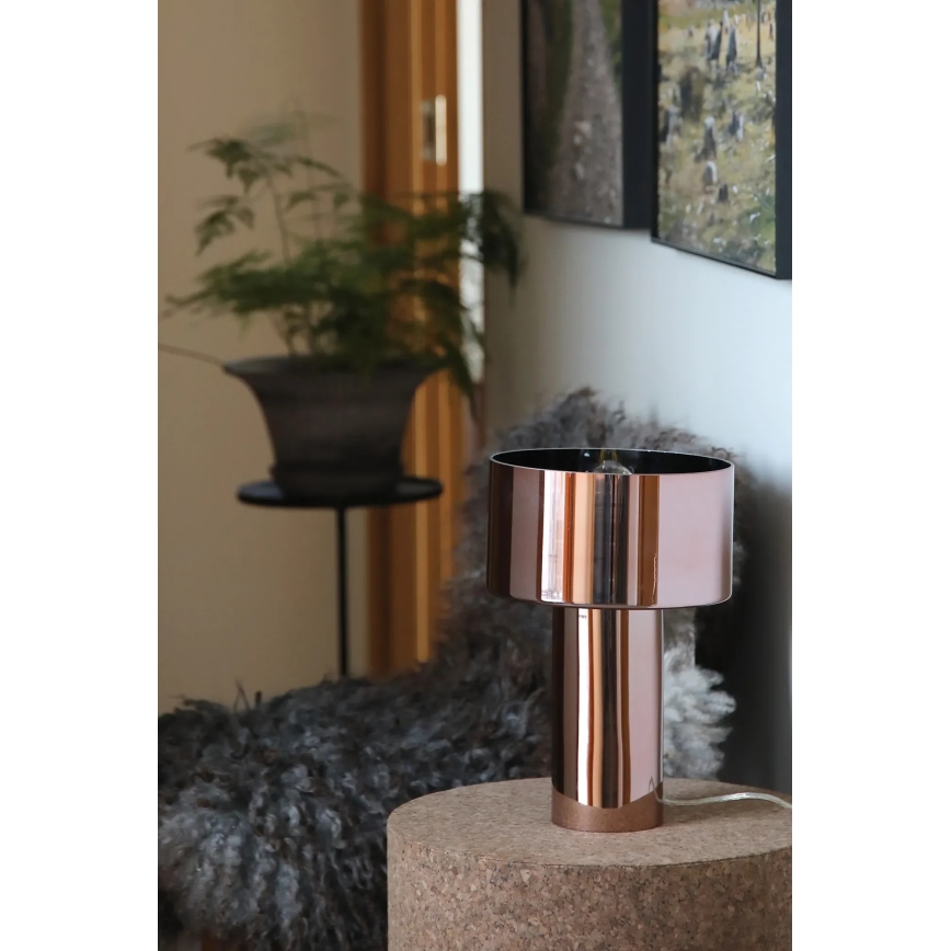 Markslöjd 109146 - Stolní lampa CORIN 1xE27/60W/230V rose gold