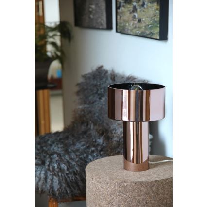 Markslöjd 109146 - Stolní lampa CORIN 1xE27/60W/230V rose gold