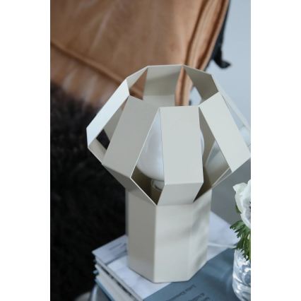 Markslöjd 109147 - Stolní lampa OCTA 1xE27/60W/230V krémová