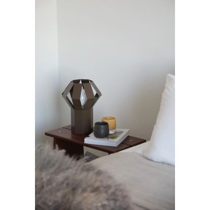 Markslöjd 109148 - Stolní lampa OCTA 1xE27/60W/230V hnědá