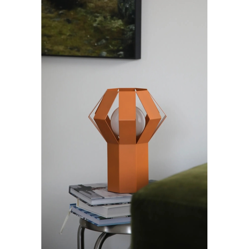 Markslöjd 109149 - Stolní lampa OCTA 1xE27/60W/230V oranžová