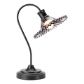 Markslöjd 109151 - Stolní lampa NOVIA 1xE27/60W/230V černá/kouřová šedá