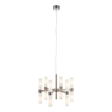 Markslöjd 109154 - Lustr na lanku ELARA 12xE14/40W/230V matný chrom