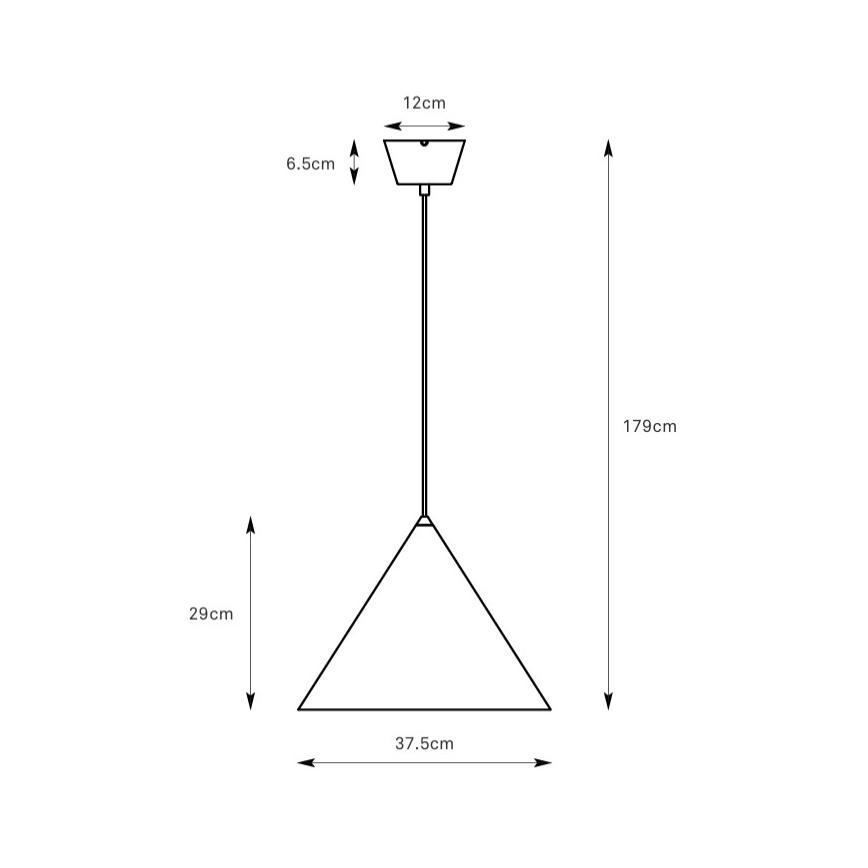 Markslöjd 109162 - Lustr na lanku TIP 1xE27/60W/230V šedá