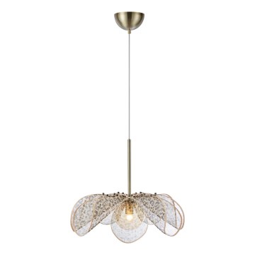 Markslöjd 109169 - Lustr na lanku STYRKA 1xE27/40W/230V pr. 63 cm béžová