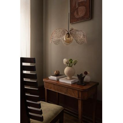 Markslöjd 109169 - Lustr na lanku STYRKA 1xE27/40W/230V pr. 63 cm béžová