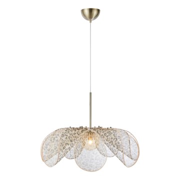 Markslöjd 109170 - Lustr na lanku STYRKA 1xE27/40W/230V pr. 75 cm béžová