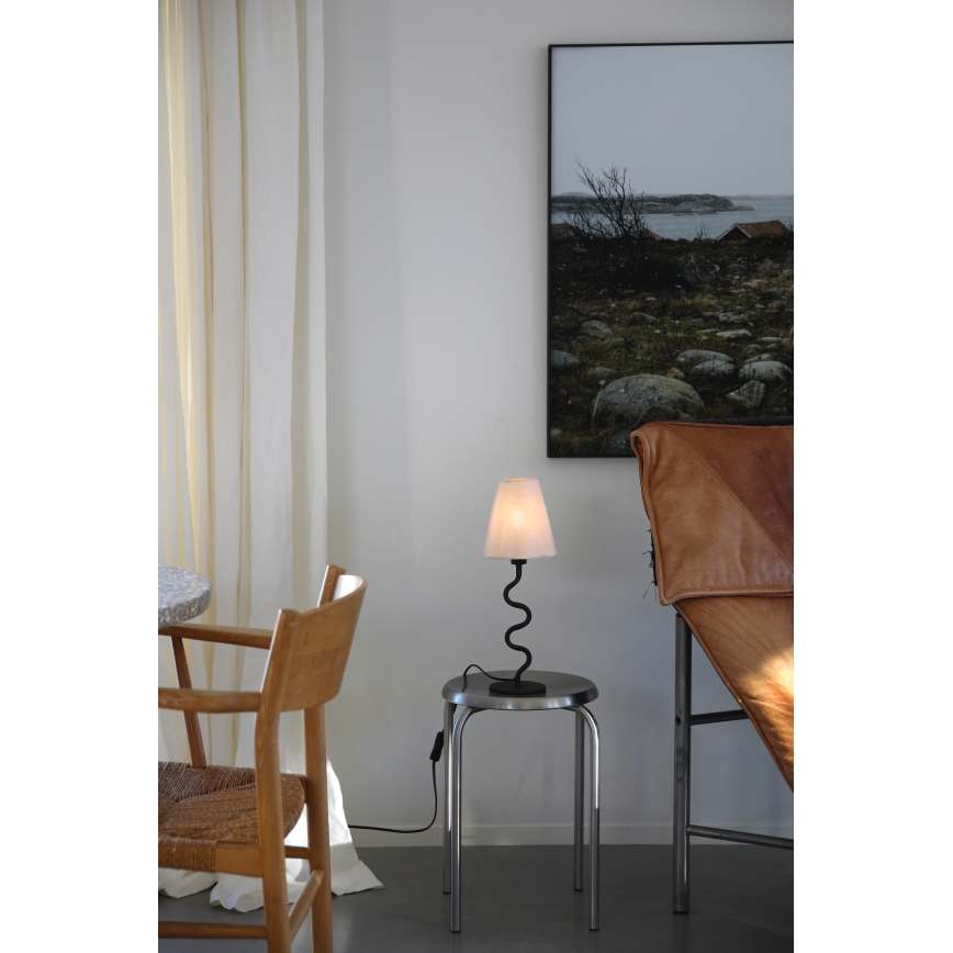 Markslöjd 109171 - Stolní lampa VEYA 1xE14/40W/230V len/černá