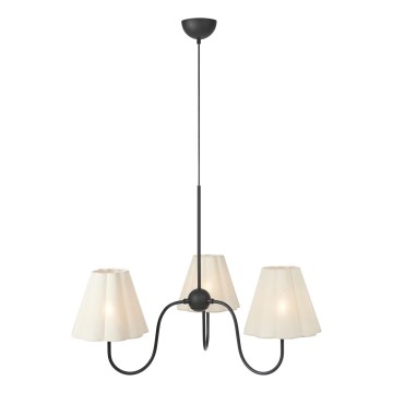 Markslöjd 109172 - Lustr na lanku VEYA 3xE14/40W/230V len/černá