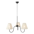 Markslöjd 109172 - Lustr na lanku VEYA 3xE14/40W/230V pr. 90 cm len/černá