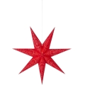 Markslöjd 700120 - Vánoční dekorace ARATORP 1xE14/25W/230V pr. 75 cm červená