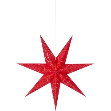 Markslöjd 700120 - Vánoční dekorace ARATORP 1xE14/25W/230V pr. 75 cm červená