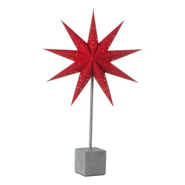 Markslöjd 702223 - Vánoční dekorace HARD 1xE14/25W/230V červená