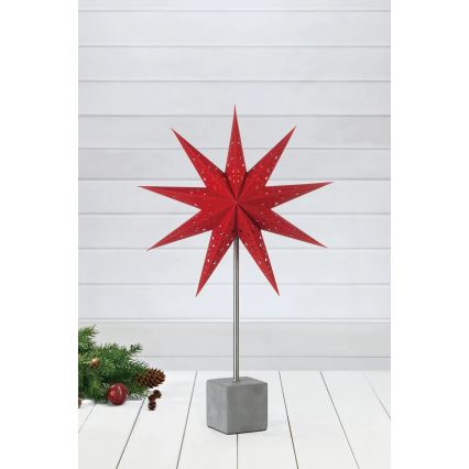 Markslöjd 702223 - Vánoční dekorace HARD 1xE14/25W/230V červená