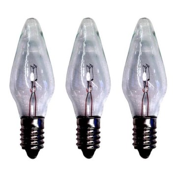 Markslöjd 702323 - SADA 3x Průmyslová vánoční žárovka RESERVLAMPA E10/3W/55V