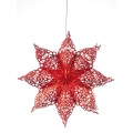 Markslöjd 702561 - Vánoční dekorace HALL 1xE14/25W/230V červená 70 cm