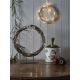 Markslöjd 703108 - Vánoční dekorace KILSTORP LED/1,2W/3xAA věnec 35 cm šedý