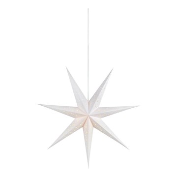 Markslöjd 703876 - Vánoční dekorace SOLVALLA 1xE14/25W/230V pr. 75 cm bílá