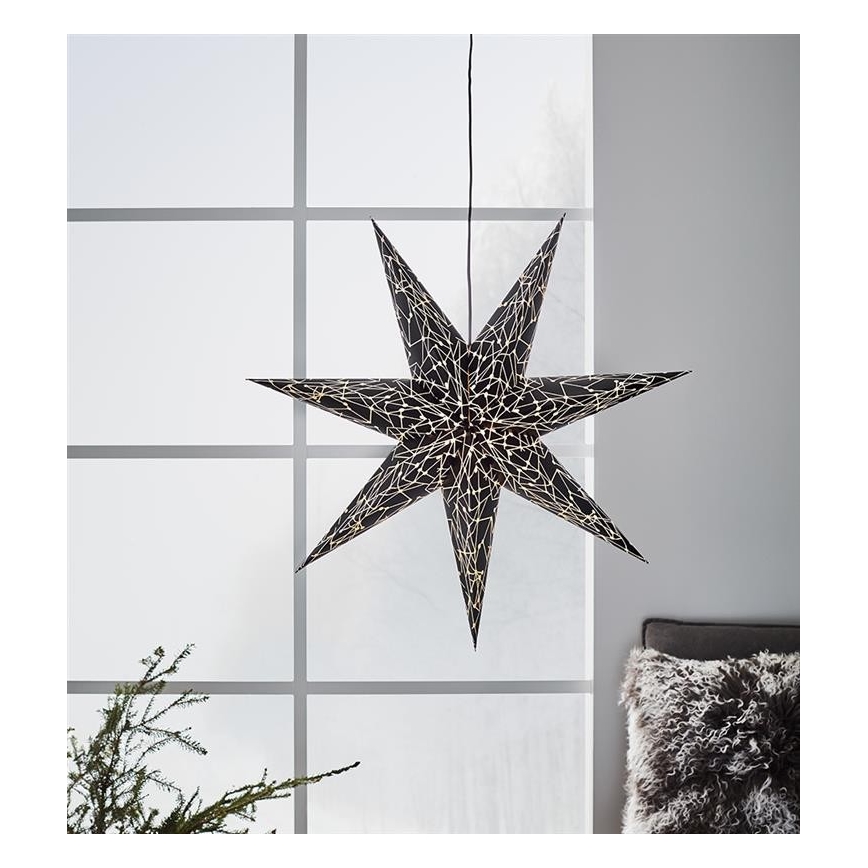 Markslöjd 704877 - Vánoční dekorace KARLA 1xE14/25W/230V černá 75 cm