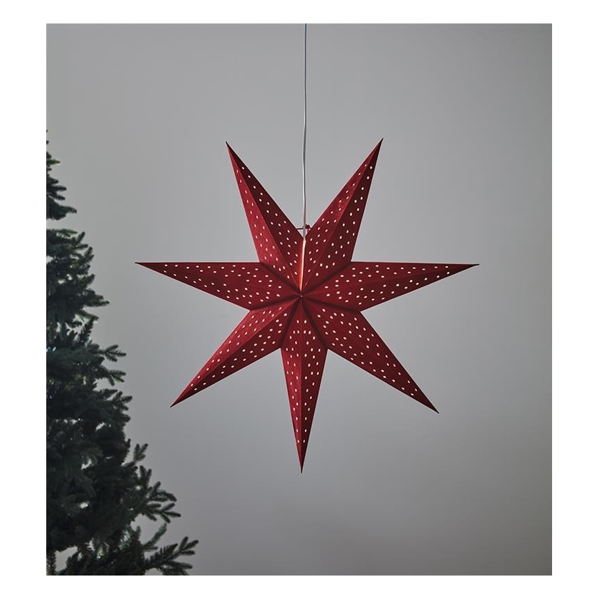 Markslöjd 704902 - Vánoční dekorace CLARA 1xE14/6W/230V 75 cm červená