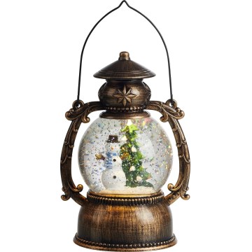 Markslöjd 705053 - LED Vánoční dekorace LOTHAR LED/0,15W/3xAA lucerna bronz