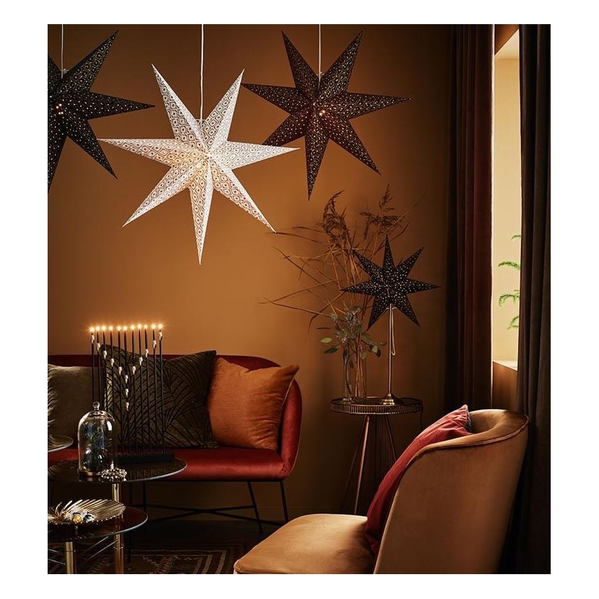 Markslöjd 705315 - Vánoční dekorace BAROQUE 1xE14/25W/230V 45 cm