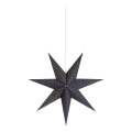 Markslöjd 705317 - Vánoční dekorace BAROQUE 1xE14/25W/230V pr. 75 cm modrá