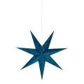 Markslöjd 705487 - Vánoční dekorace VELOURS 1xE14/6W/230V 75 cm modrá