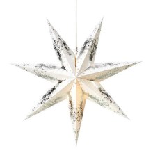 Markslöjd 705549 - Vánoční dekorace TILDE 1xE14/25W/230V pr. 45 cm bílá/černá