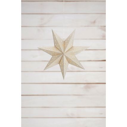 Markslöjd 705610 - LED Vánoční dekorace BLANK LED/0,2W/3xAA pr. 45 cm zlatá
