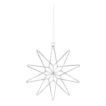Markslöjd 705750 - LED Vánoční dekorace GLEAM LED/0,6W/3xAA stříbrná