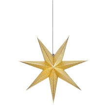 Markslöjd 705791 - Vánoční dekorace GLITTER 1xE14/25W/230V pr. 45 cm zlatá