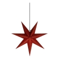 Markslöjd 705807 - Vánoční dekorace EMBLA 1xE14/6W/230V pr. 45 cm červená