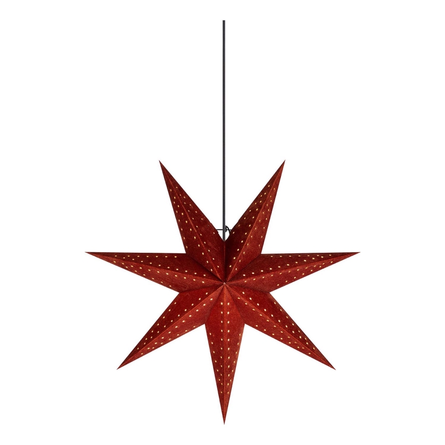 Markslöjd 705807 - Vánoční dekorace EMBLA 1xE14/6W/230V pr. 45 cm červená