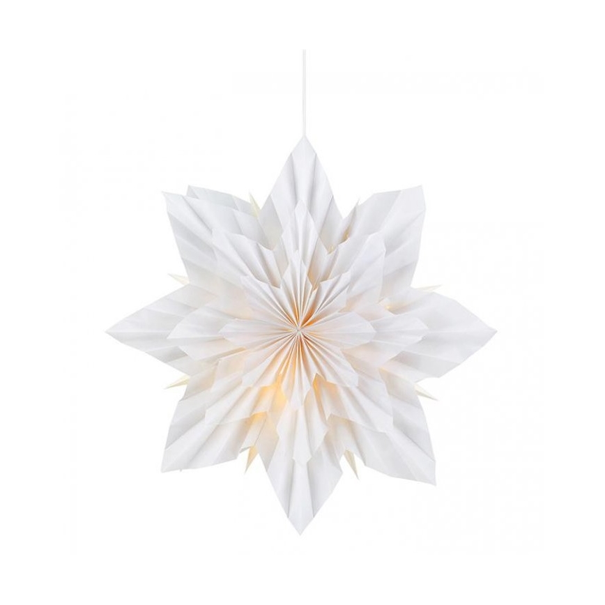 Markslöjd 705836 - Vánoční dekorace NEELA 1xE14/25W/230V pr. 43 cm bílá