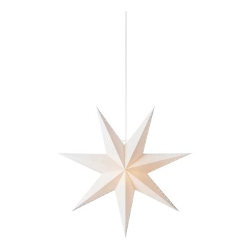 Markslöjd 705927 - Vánoční dekorace LIVELY 1xE14/6W/230V pr. 60 cm bílá