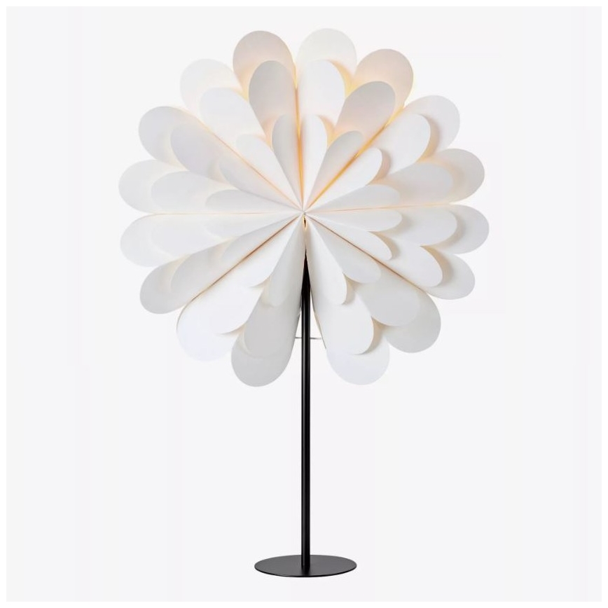 Markslöjd 705946 - Vánoční dekorace MARAVILLA 1xE14/25W/230V 68 cm bílá/černá