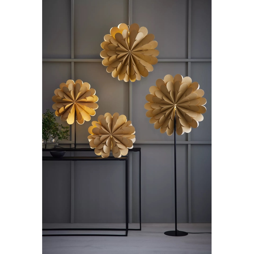 Markslöjd 705949 - Vánoční dekorace MARAVILLA 1xE14/25W/230V pr. 60 cm zlatá