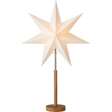 Markslöjd 706213 - Vánoční dekorace SPERANZA 1xE14/6W/230V pr. 45 cm borovice/krémová