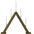 Markslöjd 706224 - Vánoční svícen ARIELE 5xE10/3W/230V borovice/hnědá