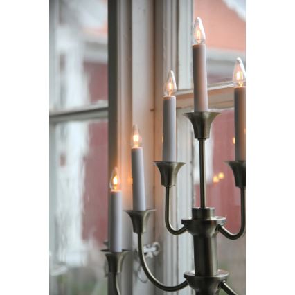 Markslöjd 706282 - Vánoční svícen GYLLING 7xE10/3W/230V mosaz