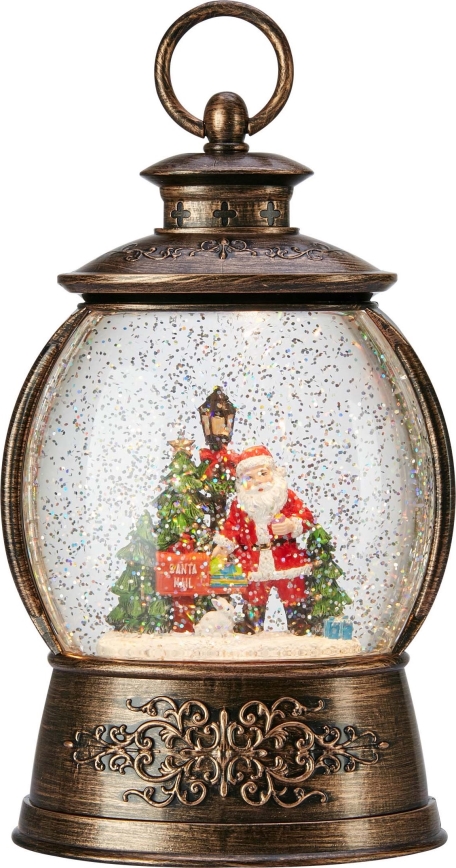 Markslöjd 706451 - LED Vánoční dekorace RUDOLPH LED/0,5W/3xAA lucerna bronz