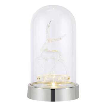 Markslöjd 706528 - LED Vánoční dekorace ISLA LED/0,06W/3xAA lesklý chrom/sob
