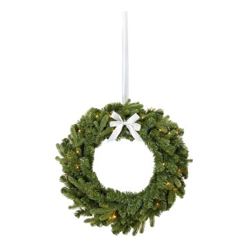 Markslöjd 706542 - LED Venkovní vánoční věnec VINTRA LED/1,8W/3xAA pr. 40 cm IP44 teplá bílá
