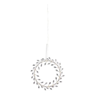 Markslöjd 706557 - LED Vánoční dekorace ARIA LED/3,12W/2xAA stříbrná