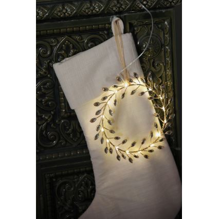 Markslöjd 706558 - LED Vánoční dekorace ARIA LED/3,12W/2xAA zlatá
