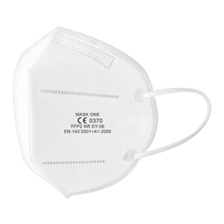 Mask One respirátor FFP2 NR - CE 0370 bílý 1ks dětská velikost