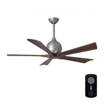 Matthews VEN-IR5-52 - Stropní ventilátor IRENE 52" matný nikl/ořech Matthews VEN-IR5-52 - Stropní ventilátor IRENE 52" matný nikl/ořech